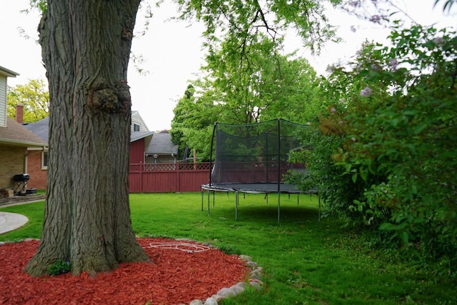 3867 S Massachusetts Ave, Milwaukee, WI 53220 - view of yard with a trampoline