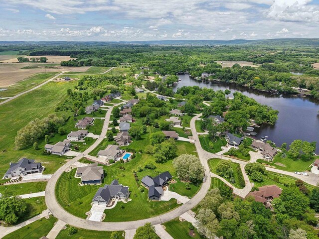 E12785 Wynding Way, Merrimac, WI 53561 - aerial view of residential area featuring a nearby body of water