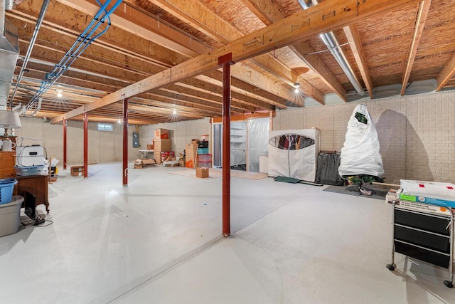 35209 Winnebago Ct, Summit, WI 53066 - view of unfinished basement