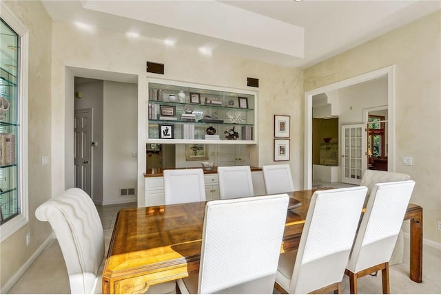 689 Brookside Ln, Mendota Heights, MN 55118 - dining space featuring french doors and baseboards