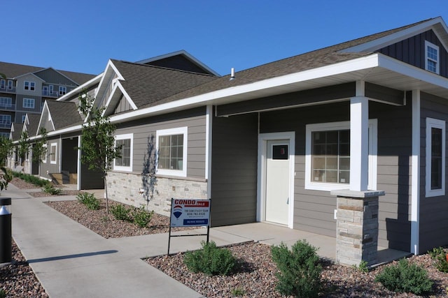 1325 Hagar St, La Crosse, WI 54603 - view of front of house featuring a shingled roof