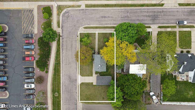 841 4th St S, Wisconsin Rapids, WI 54494 - aerial view of property and surrounding area featuring property parcel outlined