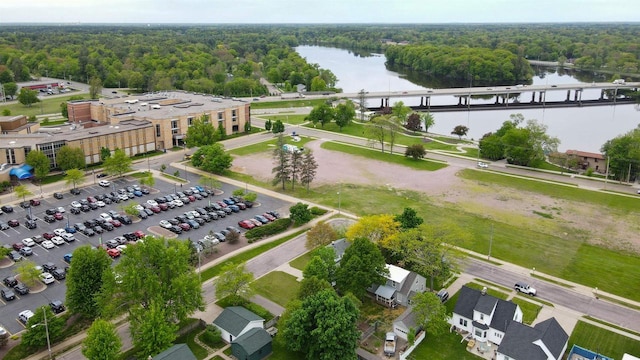 841 4th St S, Wisconsin Rapids, WI 54494 - bird's eye view of a nearby body of water and a heavily wooded area