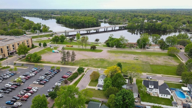 841 4th St S, Wisconsin Rapids, WI 54494 - bird's eye view of a nearby body of water and a forest