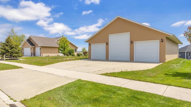 323 Autumn Ln, Campbellsport, WI 53010 - view of detached garage