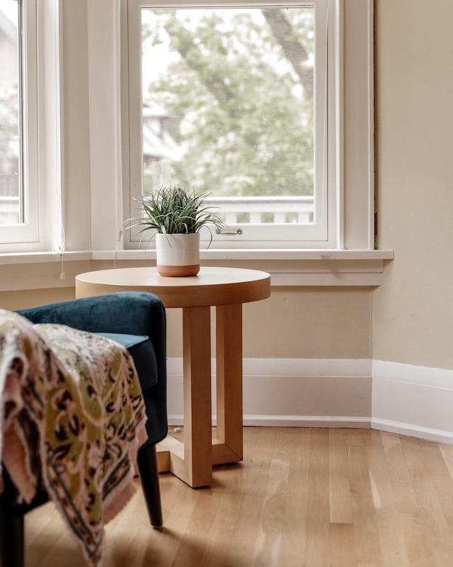 2710 N Hackett Ave, Milwaukee, WI 53211 - sitting room with healthy amount of natural light and light wood finished floors