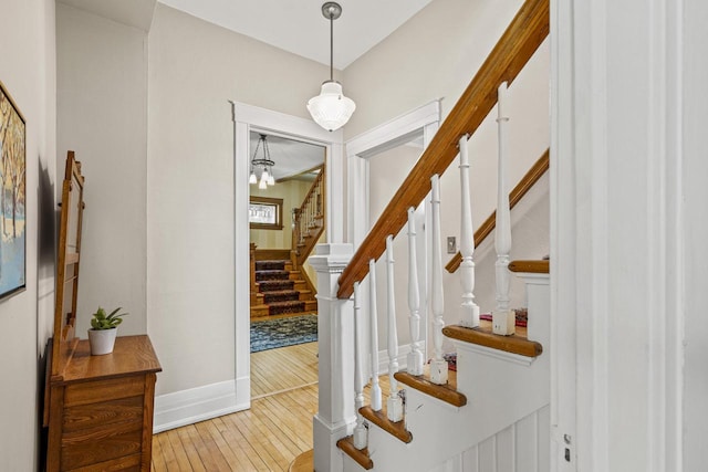 2710 N Hackett Ave, Milwaukee, WI 53211 - entrance foyer featuring wood finished floors and stairway