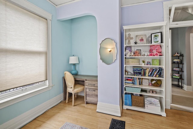 2710 N Hackett Ave, Milwaukee, WI 53211 - office with wood finished floors and baseboards