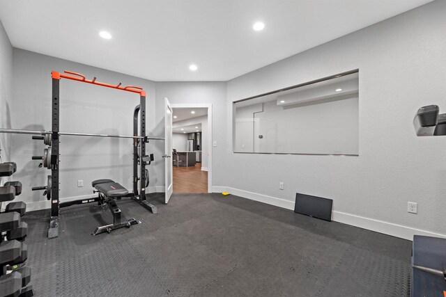 19750 Heron Pass, Brookfield, WI 53045 - exercise area with recessed lighting and baseboards