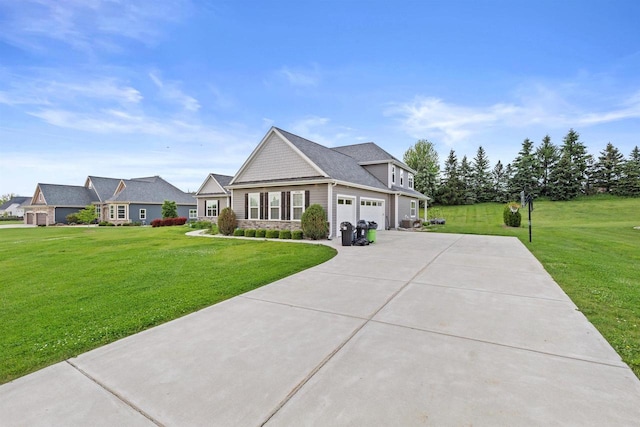 19750 Heron Pass, Brookfield, WI 53045 - view of front of property featuring a front yard, stone siding, and driveway