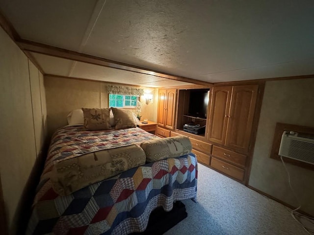 269 Oak Ln, Edgerton, WI 53534 - carpeted bedroom featuring a wall mounted AC