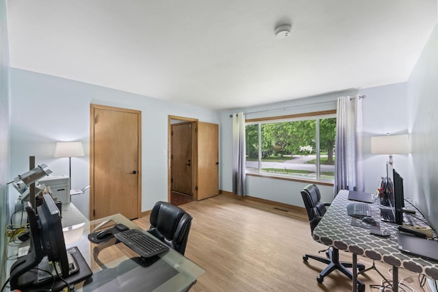 519 S Charles St, Waukesha, WI 53186 - office space with light wood-style floors and baseboards