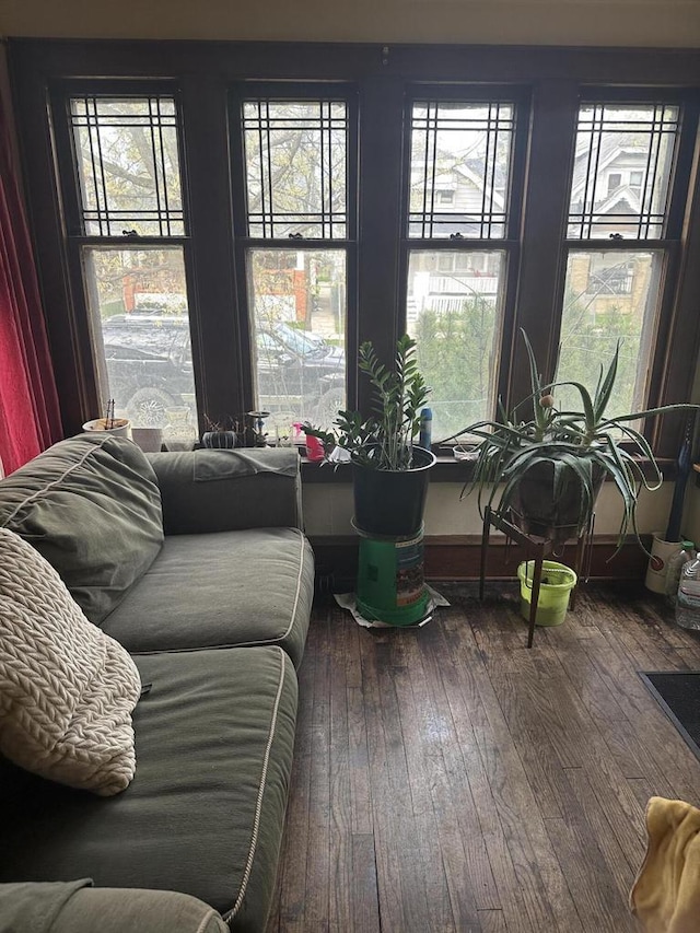 3747 N Vel R Phillips Ave, Milwaukee, WI 53212 - sunroom with wood-type flooring and plenty of natural light