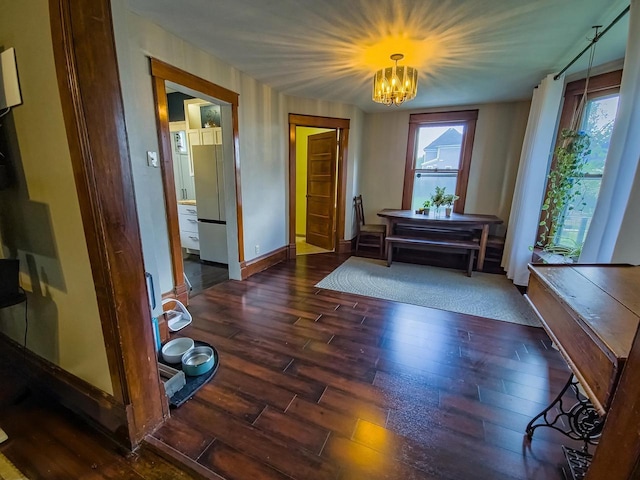 318 E Mary St, Darlington, WI 53530 - foyer entrance featuring wood-type flooring and plenty of natural light