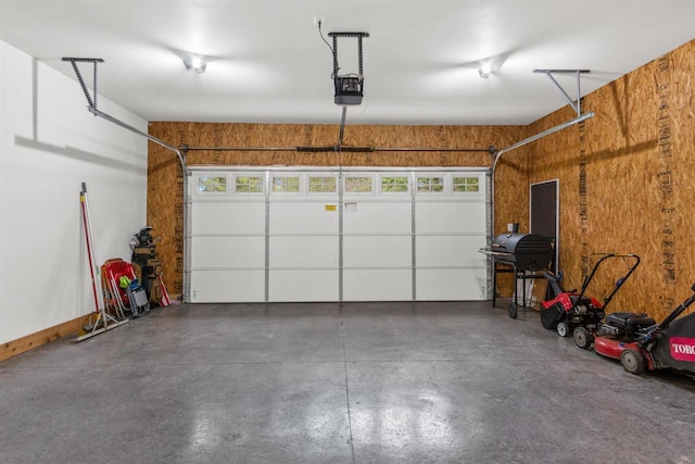 3155 W Lake Helen Dr, Rosholt, WI 54473 - garage with a garage door opener