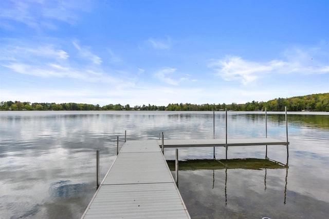 3155 W Lake Helen Dr, Rosholt, WI 54473 - dock featuring a water view