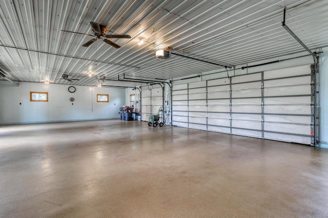 W1041 County Road O, Oconomowoc, WI 53066 - garage featuring a garage door opener
