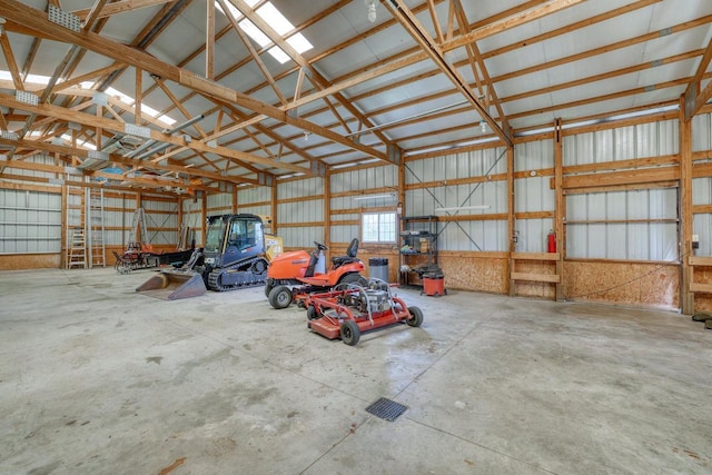 W1041 County Road O, Oconomowoc, WI 53066 - garage with metal wall