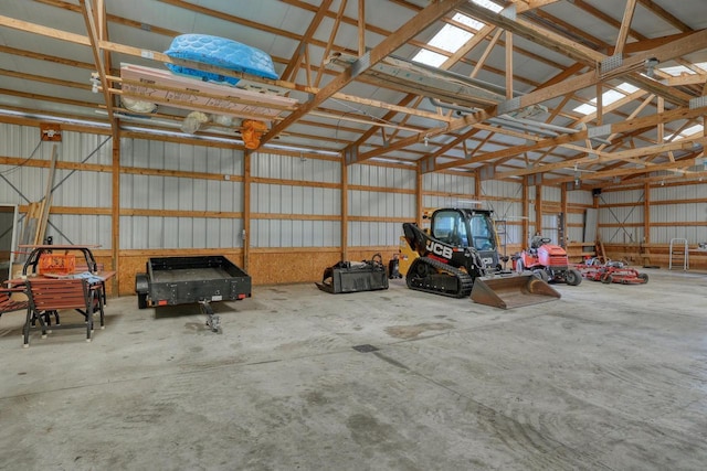 W1041 County Road O, Oconomowoc, WI 53066 - garage with metal wall