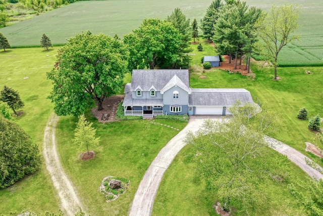 W1041 County Road O, Oconomowoc, WI 53066 - aerial view of sparsely populated area