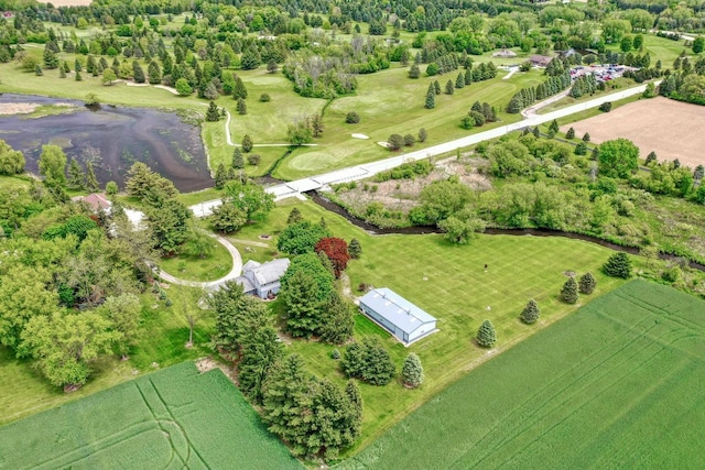 W1041 County Road O, Oconomowoc, WI 53066 - aerial overview of property's location featuring a large body of water