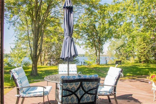 18845 64th Ave, Chippewa Falls, WI 54729 - view of patio / terrace with a deck