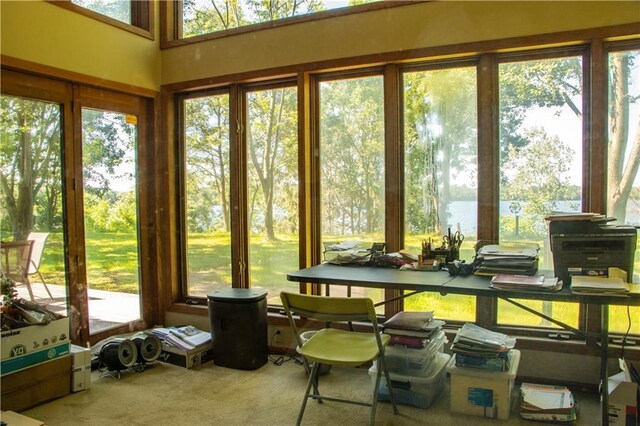 18845 64th Ave, Chippewa Falls, WI 54729 - sunroom featuring carpet