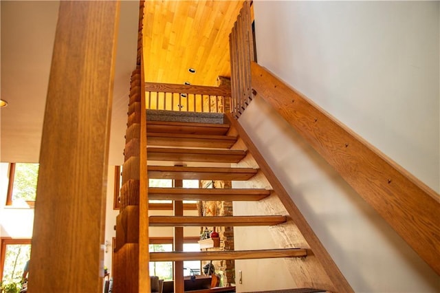 18845 64th Ave, Chippewa Falls, WI 54729 - stairs featuring healthy amount of natural light