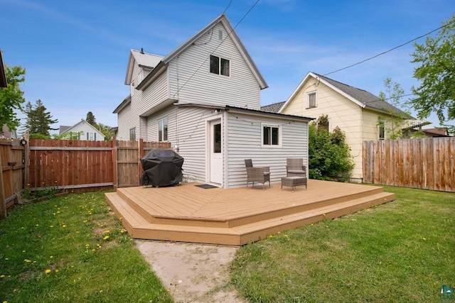 708 2nd Ave W, Ashland, WI 54806 - back of house with a deck