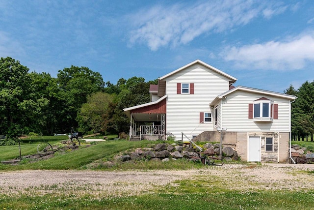 4884 Brewery Rd, Cross Plains, WI 53528 - view of rear view of property