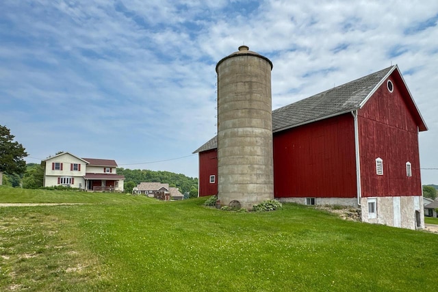 4884 Brewery Rd, Cross Plains, WI 53528 - view of barn with a lawn