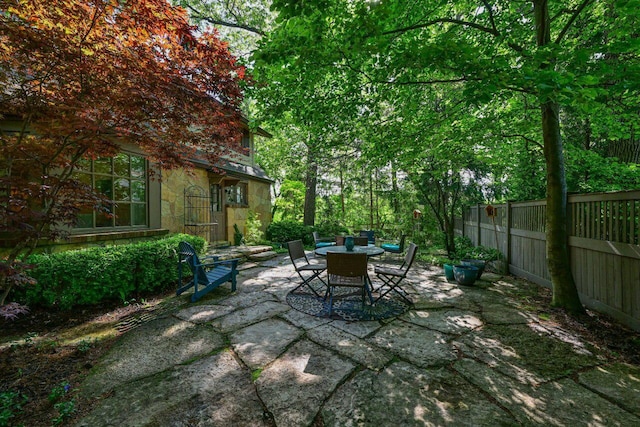 933 Juneau Dr, Fontana, WI 53125 - view of patio with outdoor dining space