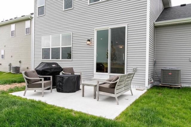 447 Crusader Pt, Waunakee, WI 53597 - view of patio featuring central air condition unit
