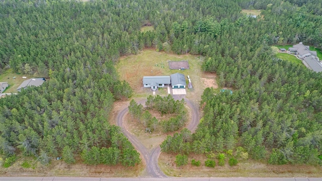 14303 Rock N Roll Ln, Gordon, WI 54838 - aerial overview of property's location featuring a forest