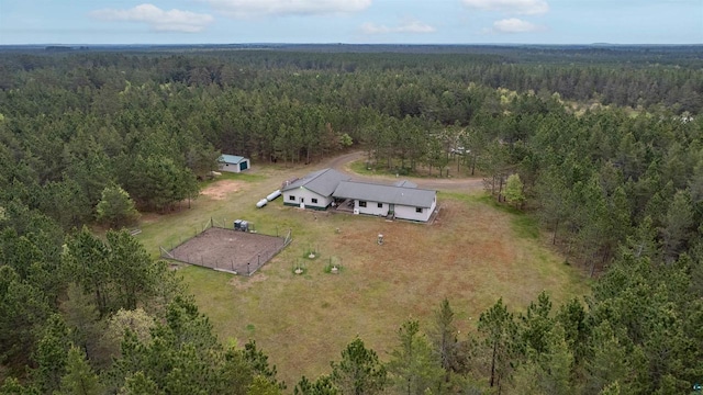 14303 Rock N Roll Ln, Gordon, WI 54838 - aerial view of property's location featuring a heavily wooded area