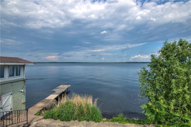 8303 163rd St, Chippewa Falls, WI 54729 - water view featuring a boat dock