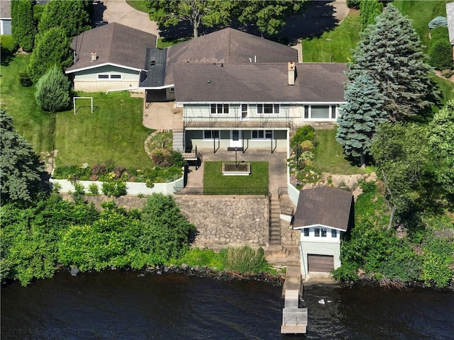 8303 163rd St, Chippewa Falls, WI 54729 - aerial view of property and surrounding area with a nearby body of water