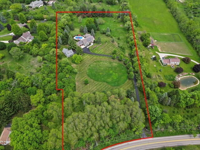 S28W31464 County Road De, Waukesha, WI 53189 - view of property location featuring property parcel outlined