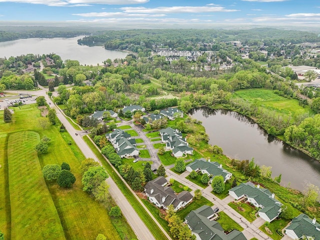 522 Otto Way, Elkhart Lake, WI 53020 - aerial perspective of suburban area with a nearby body of water