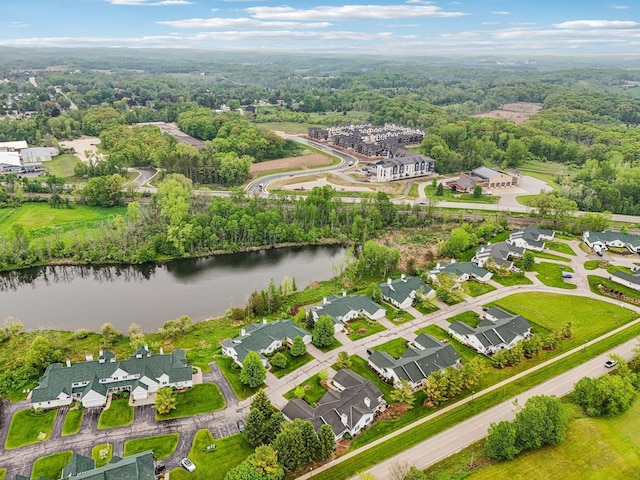 522 Otto Way, Elkhart Lake, WI 53020 - aerial view of residential area featuring a large body of water and a forest
