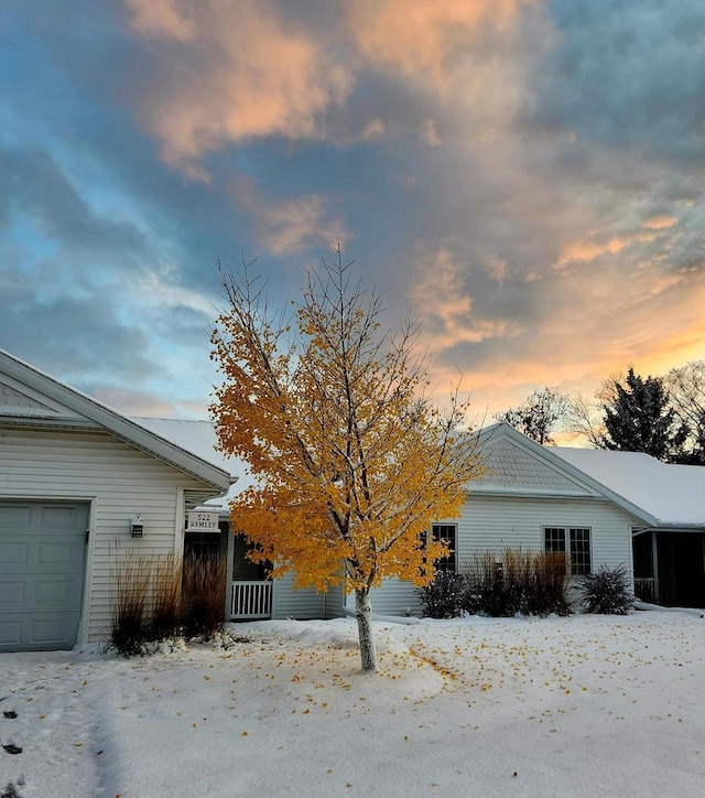 522 Otto Way, Elkhart Lake, WI 53020 - view of snow covered exterior