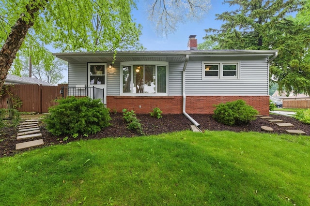 2507 S 94th St, West Allis, WI 53227 - ranch-style home featuring brick siding and a chimney