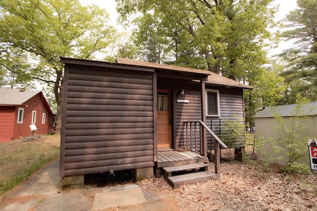 W5522 S Round Lake Rd, Wild Rose, WI 54984 - view of outdoor structure