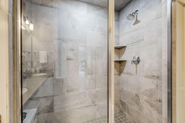 1320 Prairie Creek Cir Unit 2, Oconomowoc, WI 53066 - bathroom featuring a stall shower