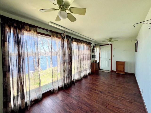 999 Mcgill Point Rd, Weyerhaeuser, WI 54895 - unfurnished sunroom with a water view