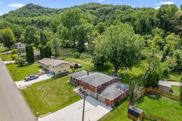 N2092 Irish Ct, La Crosse, WI 54601 - aerial view of a heavily wooded area