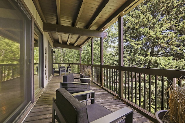 940 Alpine Dr Unit 01, Fontana, WI 53125 - view of deck