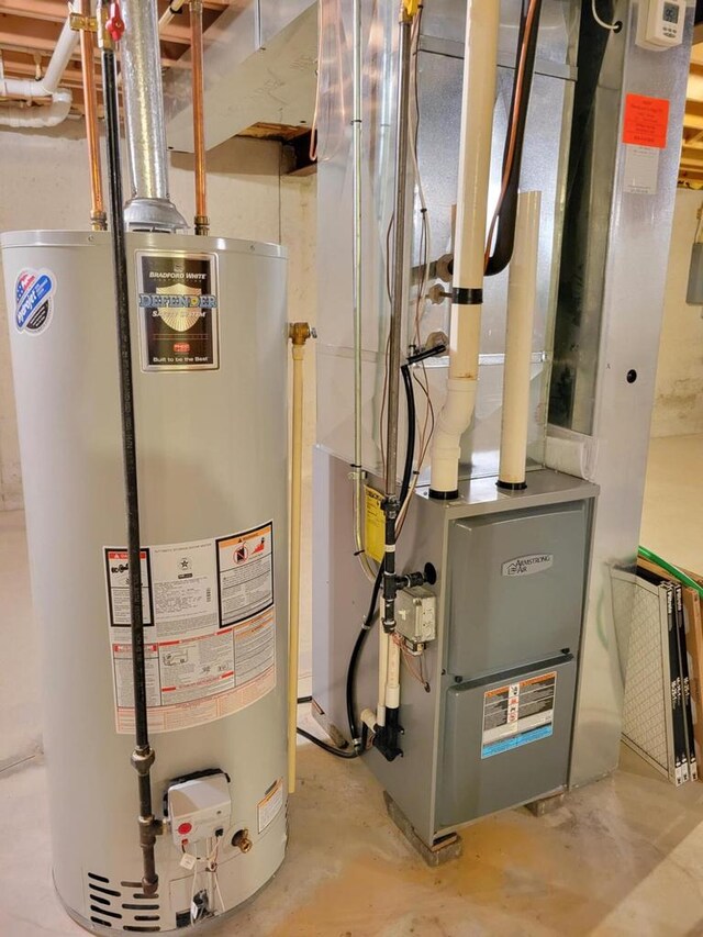 2832 E Somers Ct, Cudahy, WI 53110 - utilities with water heater and heating unit