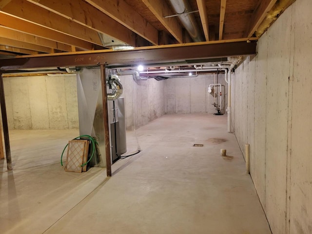 2832 E Somers Ct, Cudahy, WI 53110 - unfinished basement featuring heating unit and drainage system