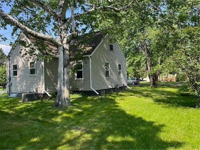 201 5th St, Centuria, WI 54824 - view of side of home featuring a lawn